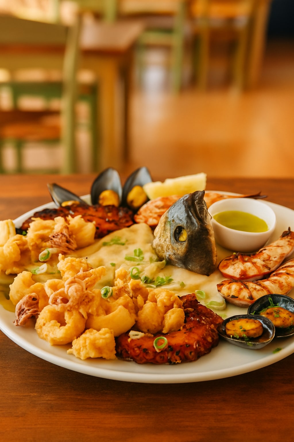 oinomelo restaurant stalos boat seafood